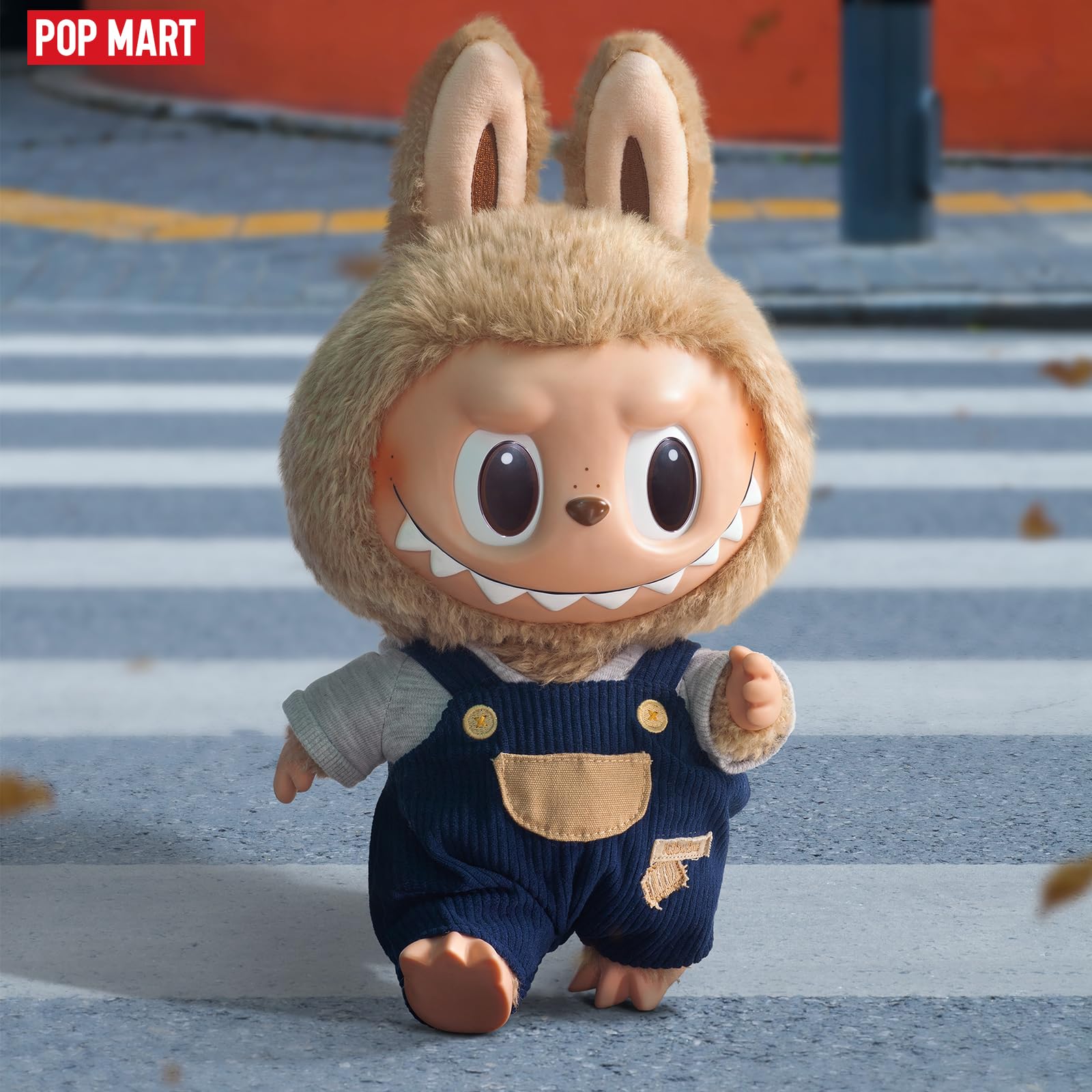 POP MART Labubu Time to Chill texture close-up shows vinyl finish for durability