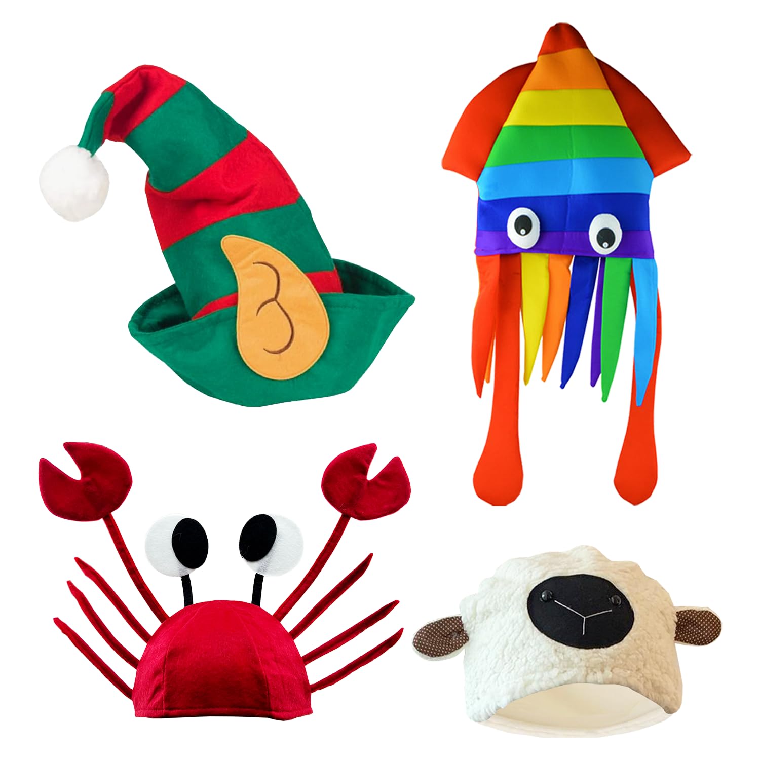 POPCIEL photo booth props hat set adds colorful flair to celebrations.