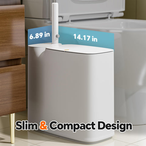 POPMOP 2-gallon capacity fits essential bathroom waste
