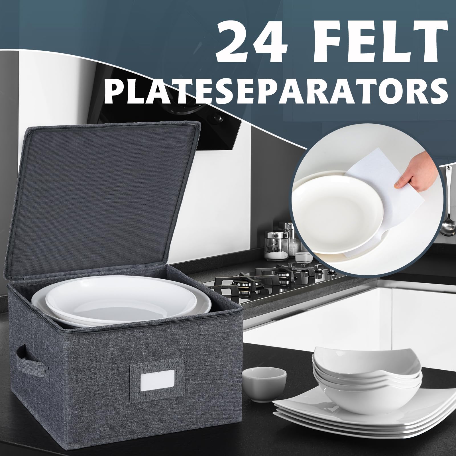 Popoly containers feature reinforced handles for easy transport up to 30 lbs.