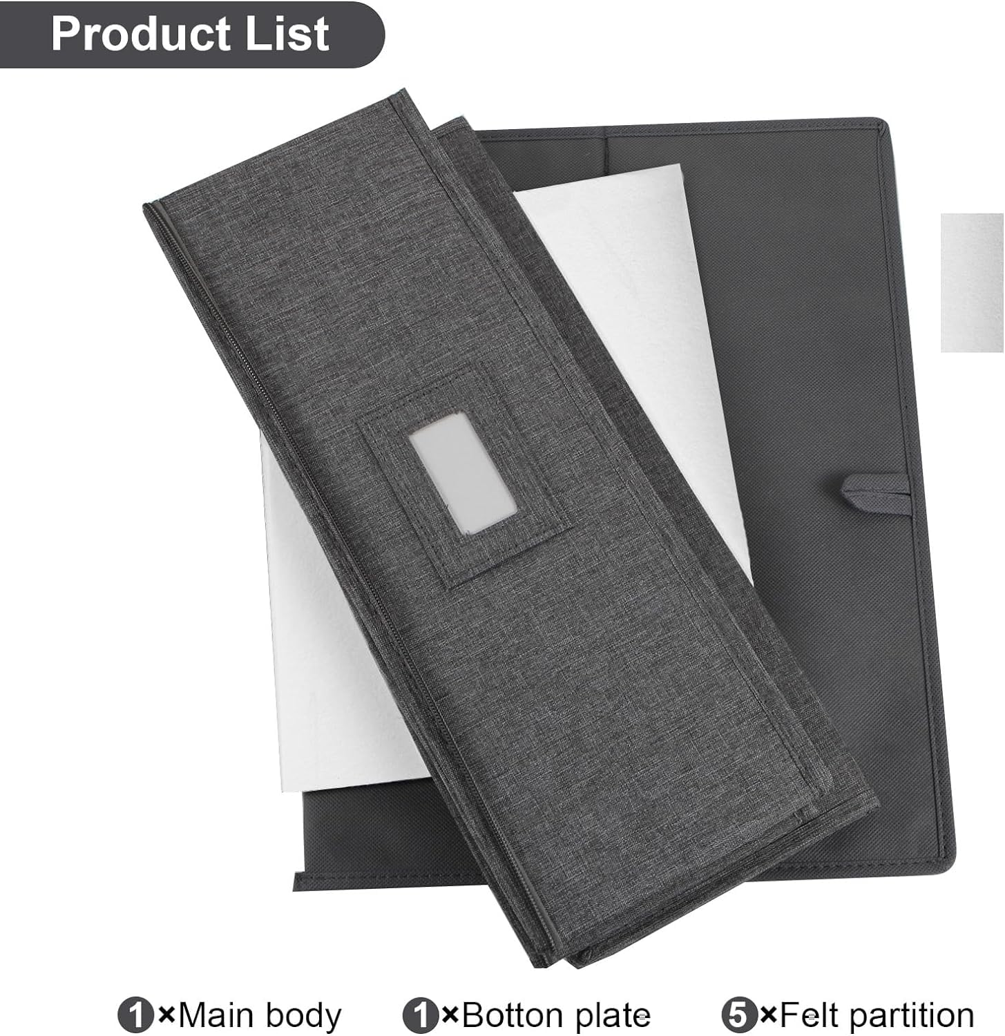 Popoly foldable design saves space when not in use in closets or cabinets.