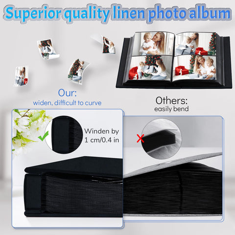 Popotop album spine reinforced for long-lasting sturdiness during use.