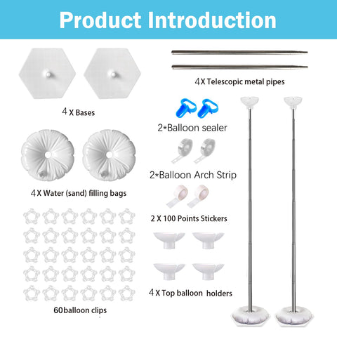 PopularLdo base setup with PVC bases for stable indoor or outdoor displays.