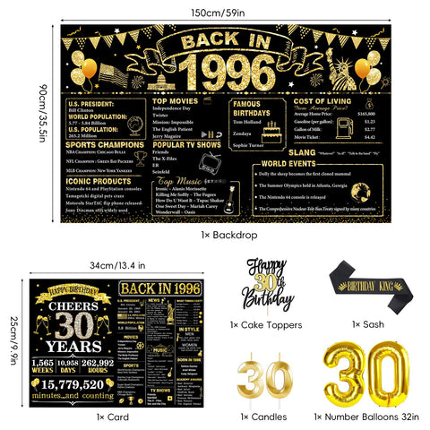 PopularLdo foil 30 balloons highlight milestone with party flair.