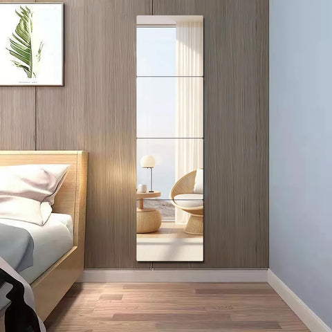 PopularLdo living room mirror tiles create a bright, open feel