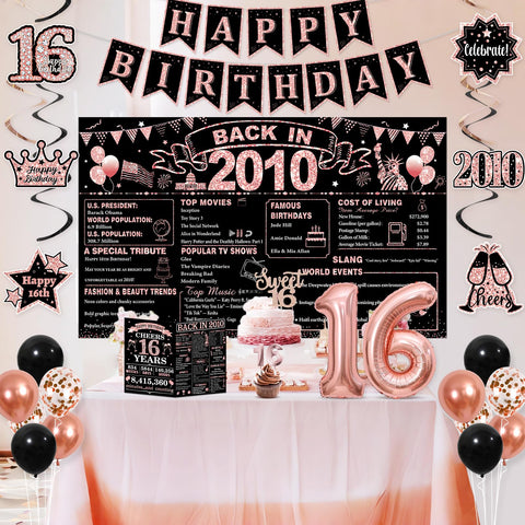 PopularLdo Sweet 16 rose gold tiara adds sparkle for magical birthday photos.