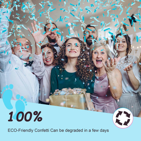 POPUPARTY safe colored powder adds a playful, high-energy moment.