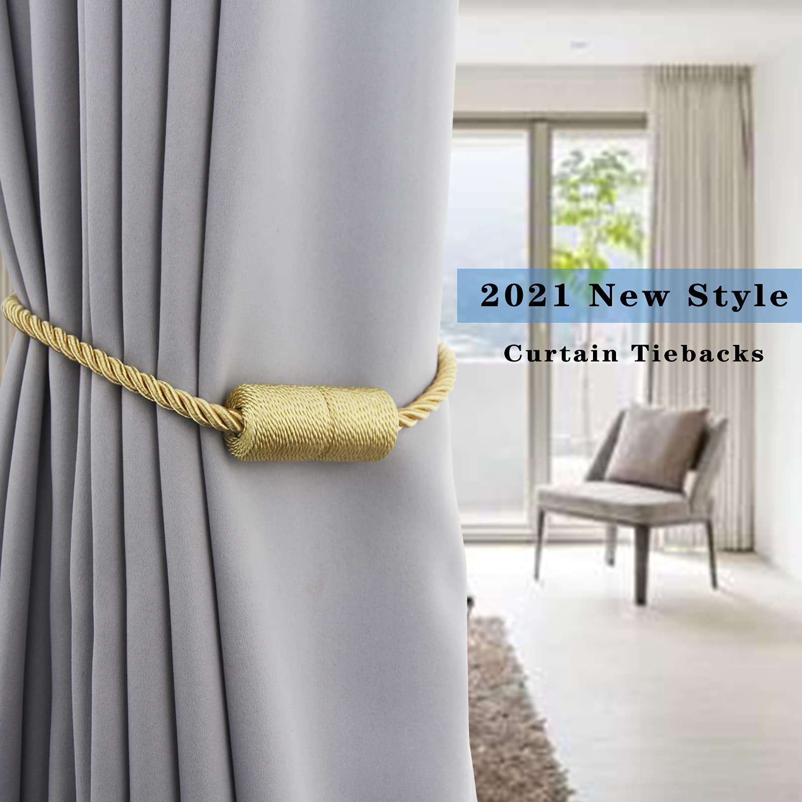 Porlau magnetic clasp provides quick, tool-free curtain control