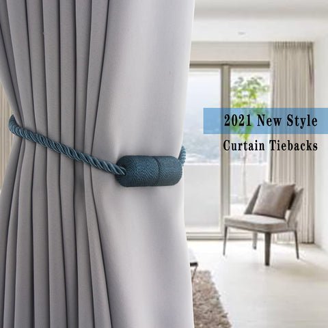 Porlau secure drapes without damage thanks to gentle tension and magnets
