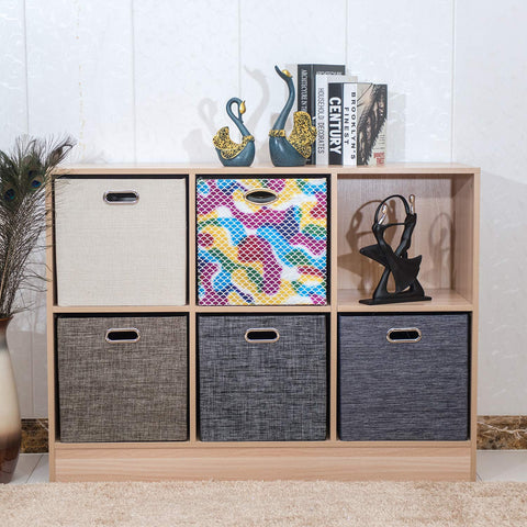 Posprica heavy-duty storage cubes keep items organized in cabinets