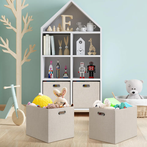 Posprica multi-use storage bin in a closet for toy and clothes organization