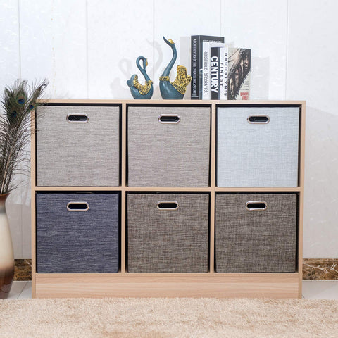 Posprica 4-pack storage solution supports toys, clothing, crafts with tidy visibility.