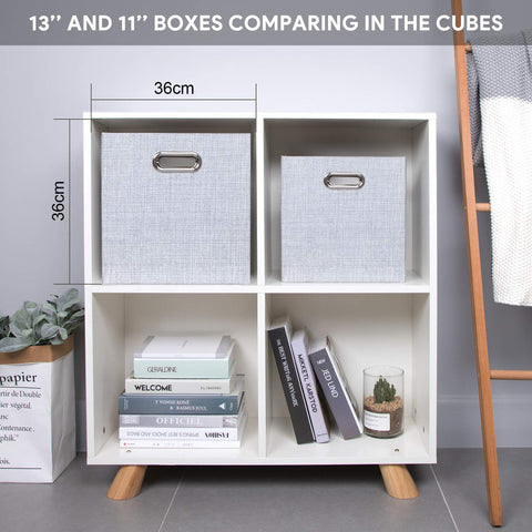 Posprica stacks neatly on shelves for organized closets, bookcases, and cabinets.