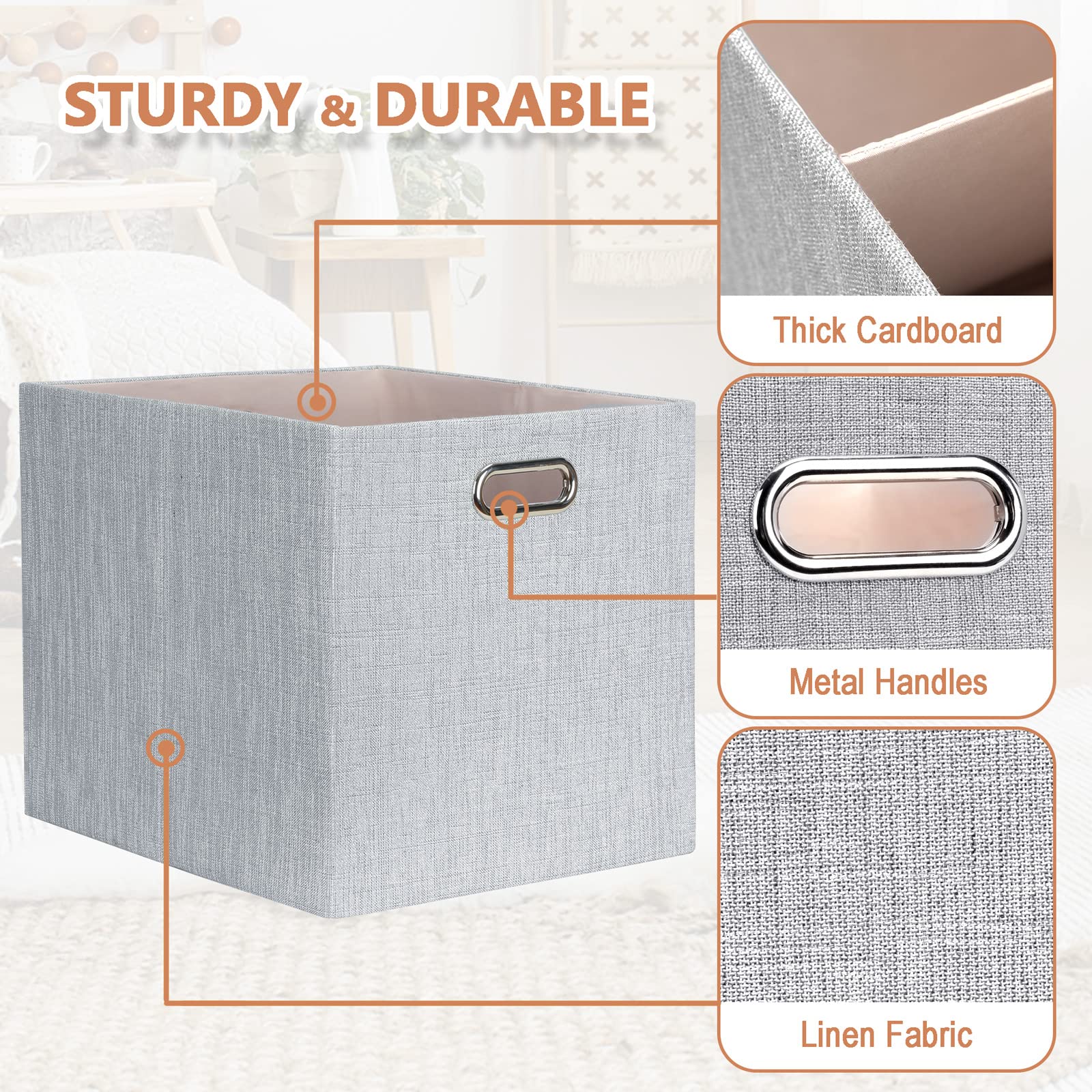 Posprica storage bin in closet keeps clothes tidy and accessible