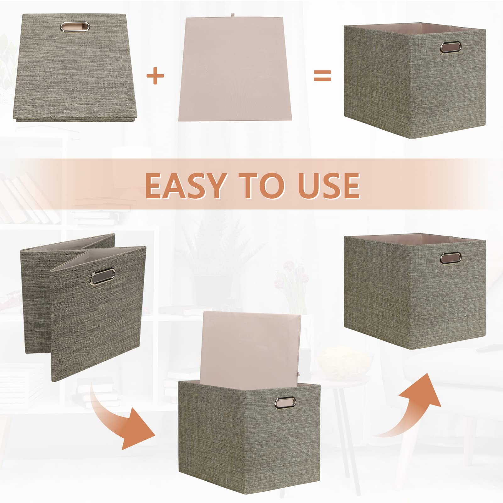 Posprica storage cube coffee in closet aids clutter reduction