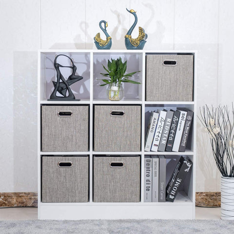 Posprica tight smooth finish cubes enhance a neat appearance on bookcases.