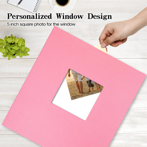 Potricher cover window design enables quick photo swaps