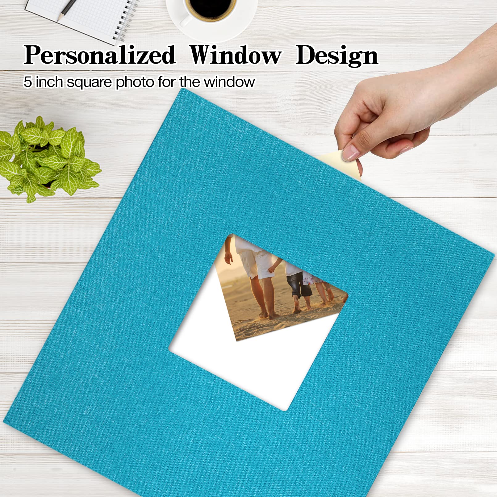 Potricher album with 600 pockets organizes large photo collections.