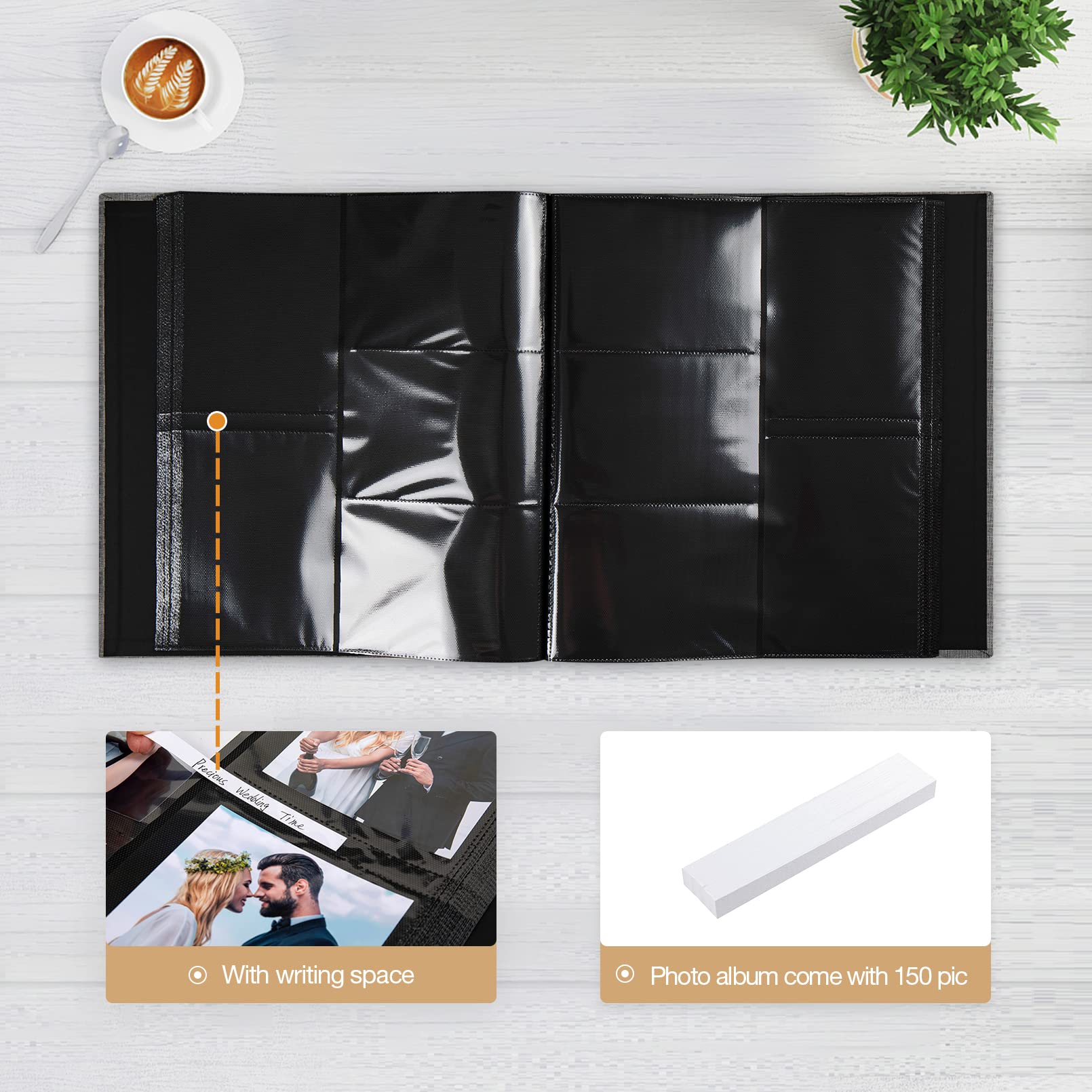 Potricher photo album supports versatile occasions like weddings, babies, travel