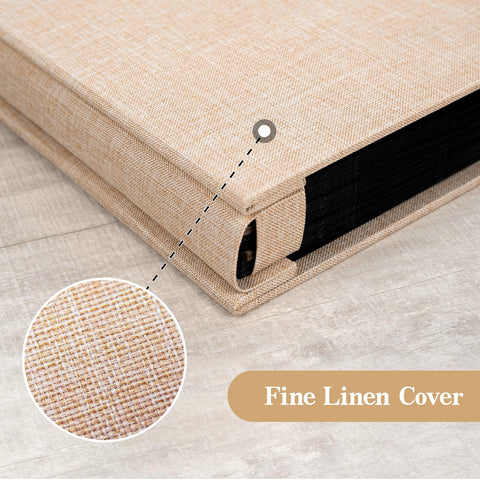 Potricher linen album blends style with practical storage for memories