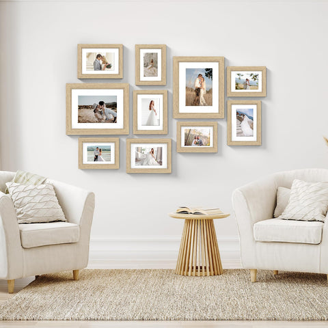 Povrgive wall and tabletop display ready for versatile decorating.