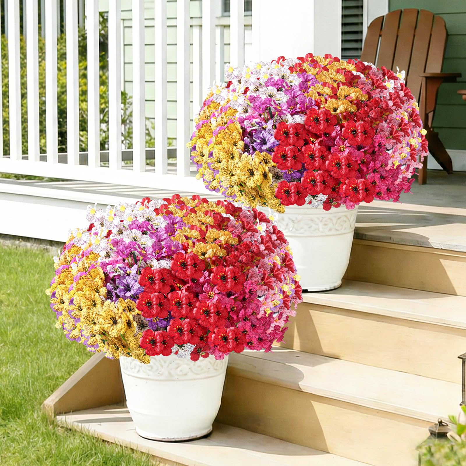 Powbrace outdoor flowers ideal for front yard, porch, and garden decor