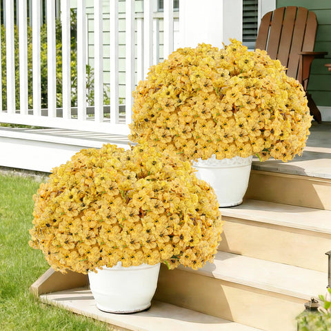Powbrace artificial plants require no watering, ideal for low-maintenance outdoor décor
