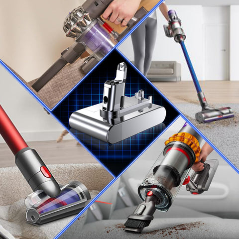 POWTREE compact replacement battery pack for handheld vacuums