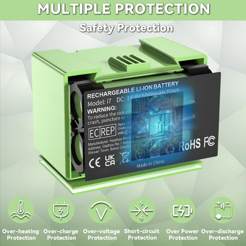 Powtree battery supports 600+ recharge cycles for longevity