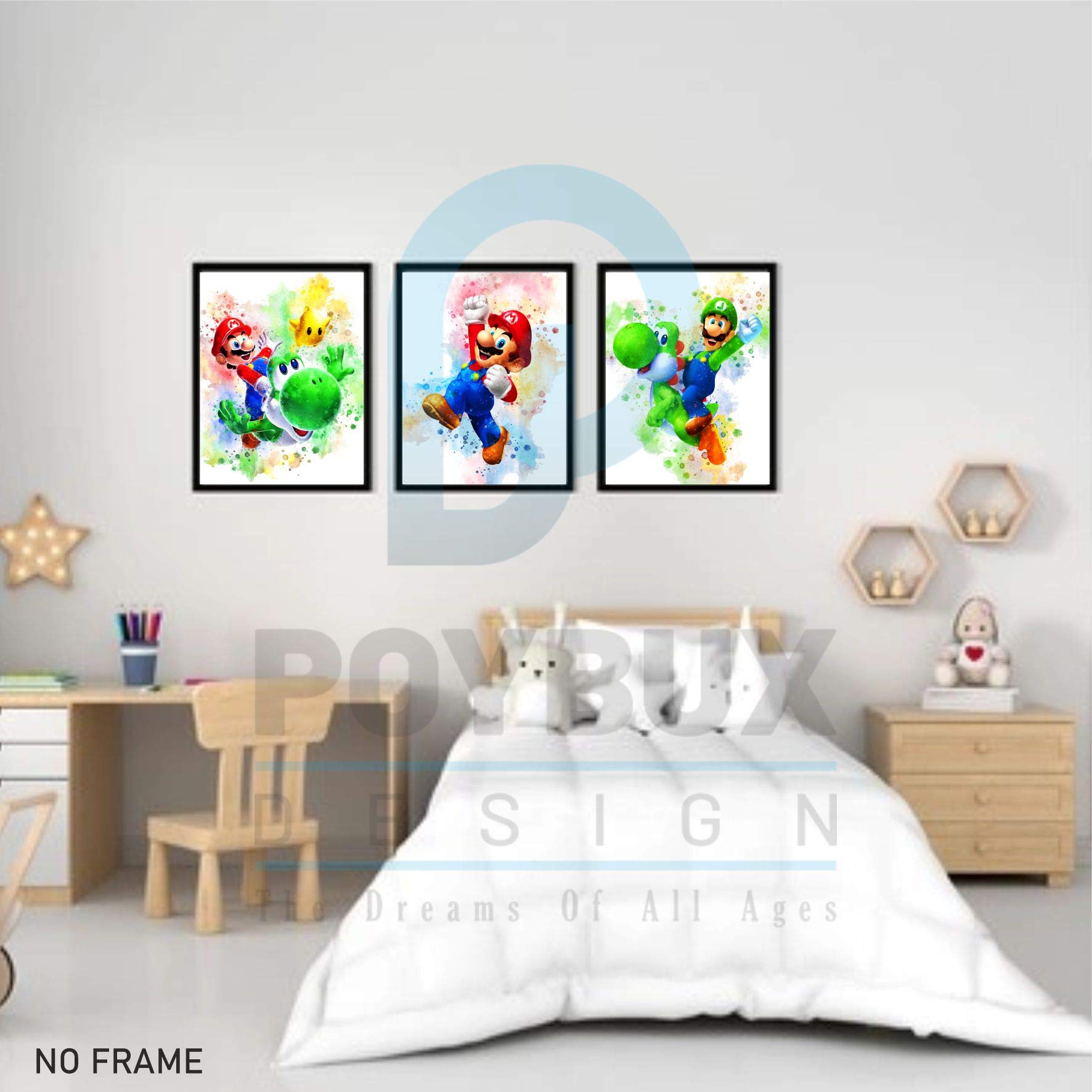 PoyBux Design watercolor poster 3 boosts classroom walls with fun, educational vibes.