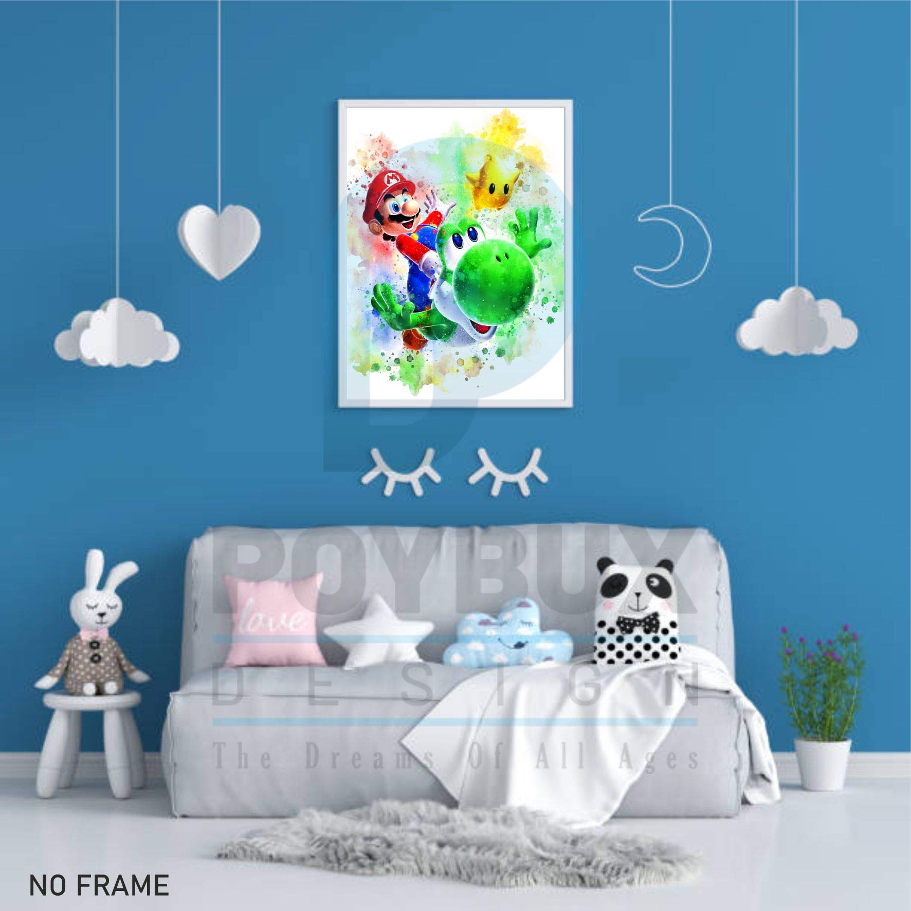 PoyBux Design poster 6 supports cohesive color themes in kids spaces.
