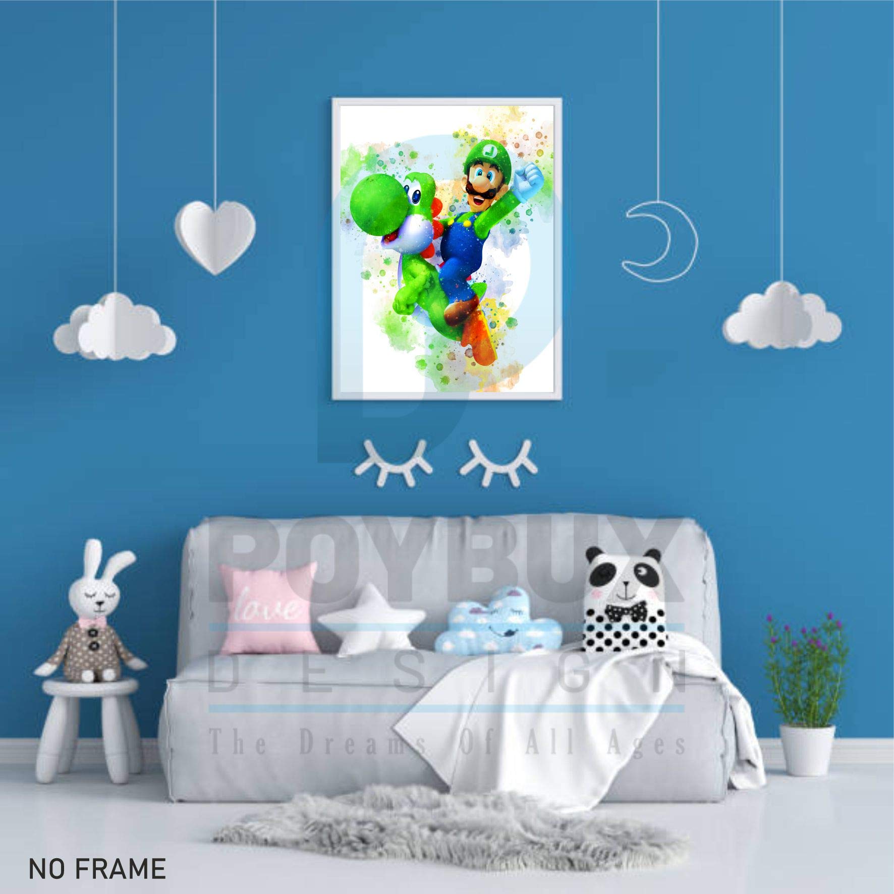 PoyBux Design game poster 7 adds glossy finish for durable wall art.