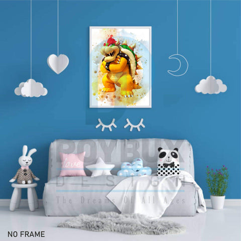PoyBux Design watercolor print 8 brings family-friendly decor to any room.