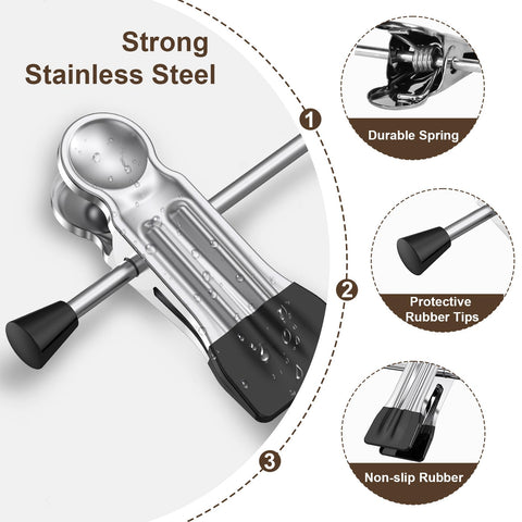 POZEAN durable stainless steel with rubber coating