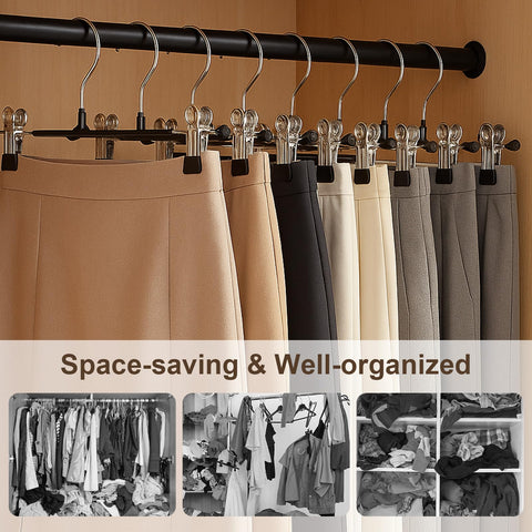 POZEAN versatile hangers for pants, skirts, jeans