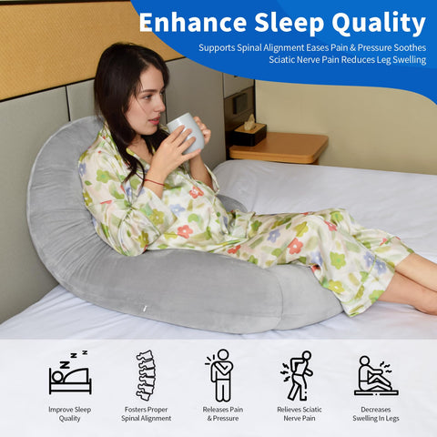 Pozico breathable velvet cover keeps skin cool overnight.
