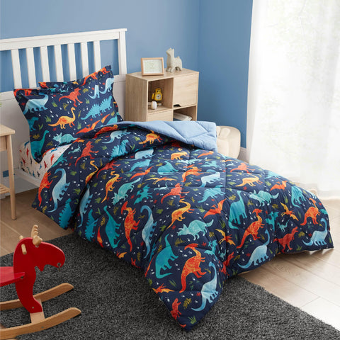 PPOLCA Dinosaur Pillowcase features a vibrant print for restful sleep.