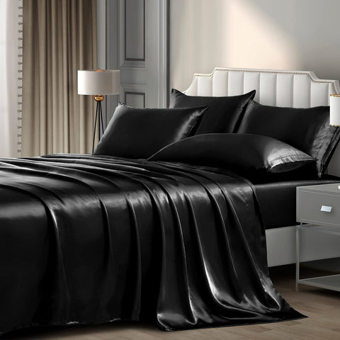 P Pothuiny deep-pocket fitted sheet demonstrates secure fit for thick mattresses.
