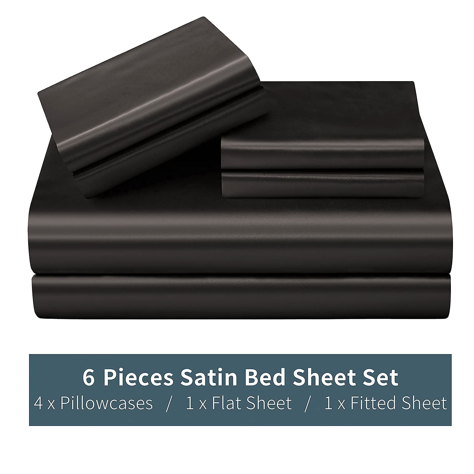 P Pothuiny satin sheets king easy care guidelines for quick maintenance.