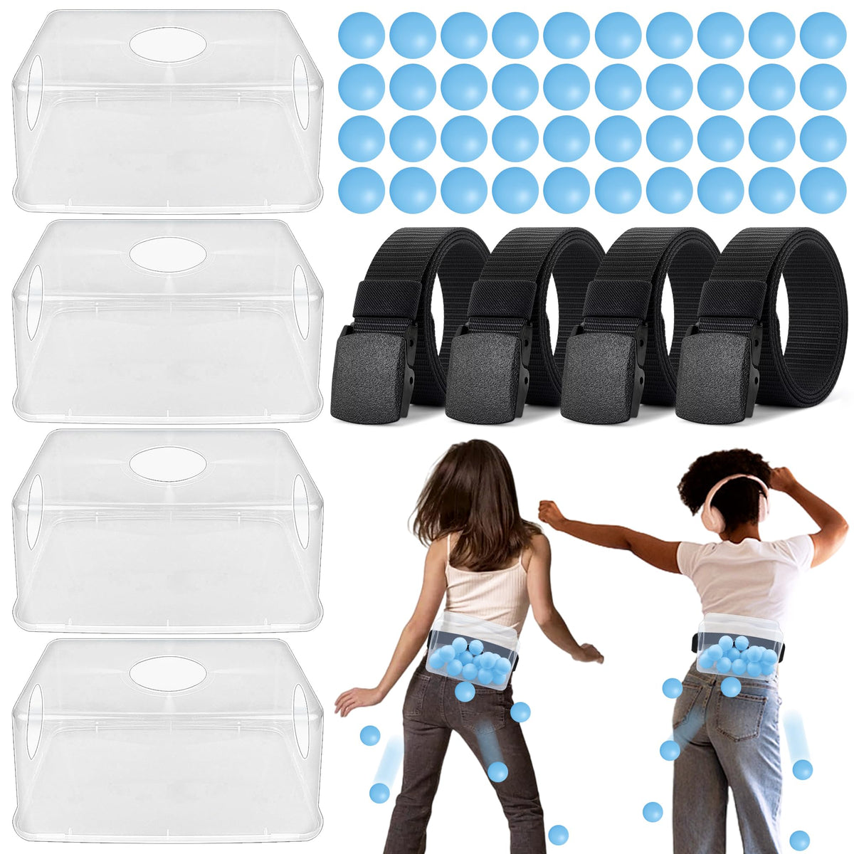 PPXMEEUDC Swing Shaking Balls blue ball pack for lively party play.
