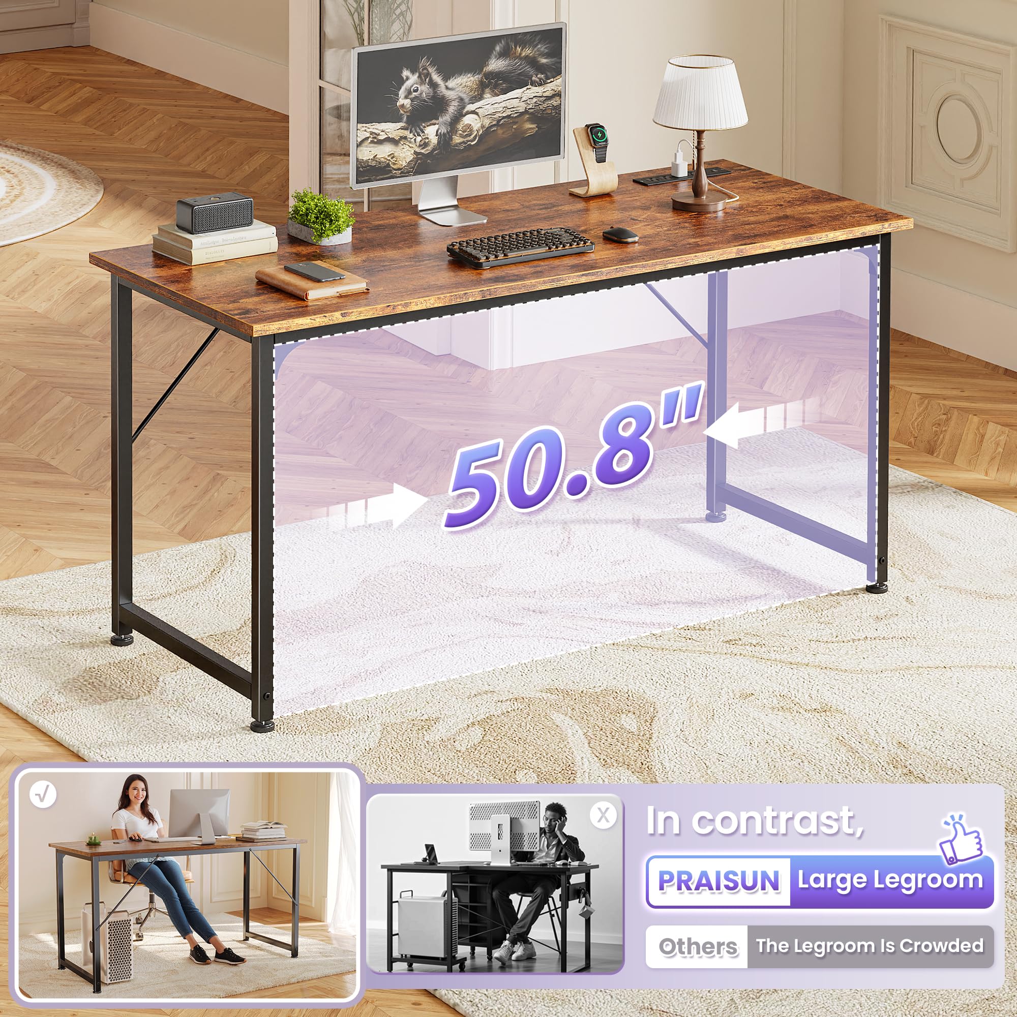 PRAISUN assembly-friendly design simplifies setup with labeled parts