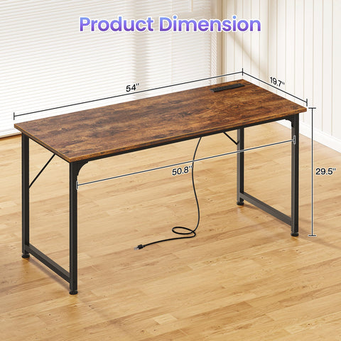 PRAISUN versatile desk supports writing, computing, or gaming setups