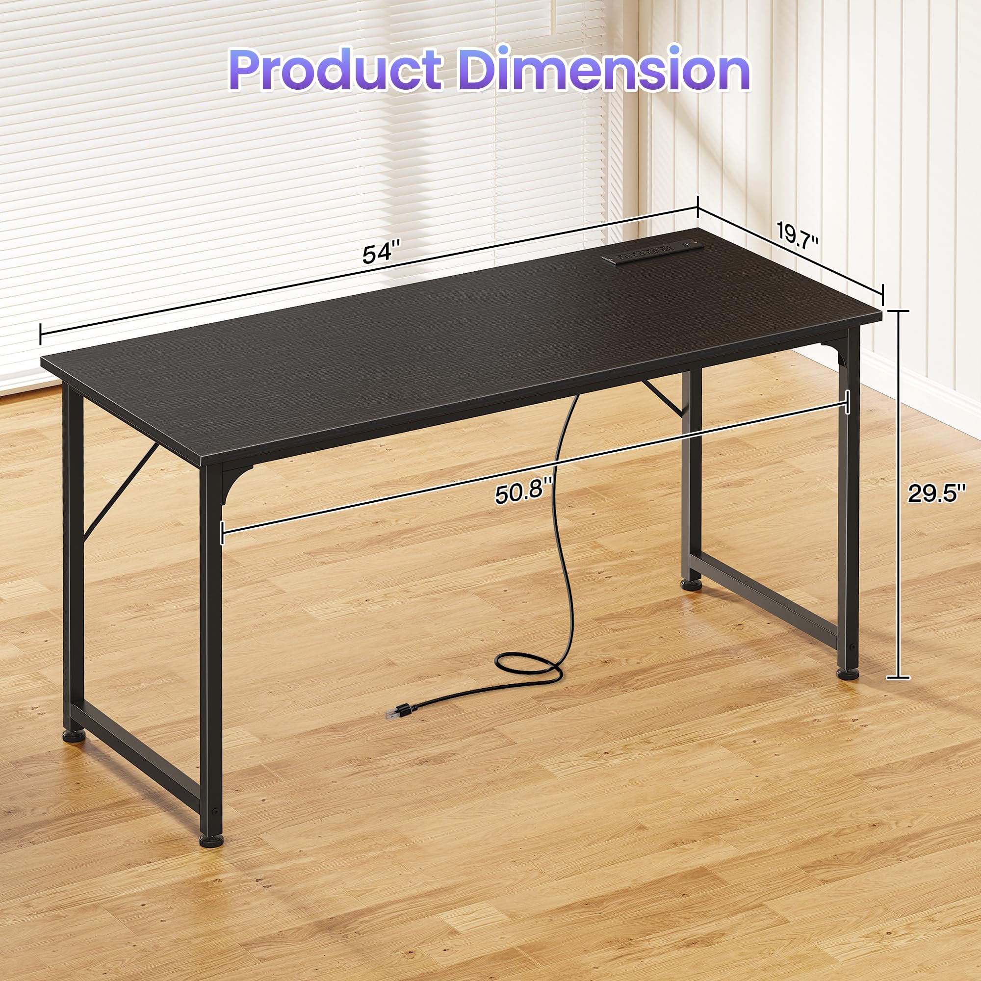 PRAISUN large workspace suitable for multi-monitor and writing tasks