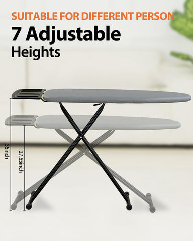 PRAMUME three-layer heat-resistant cover protects fabrics during steam ironing