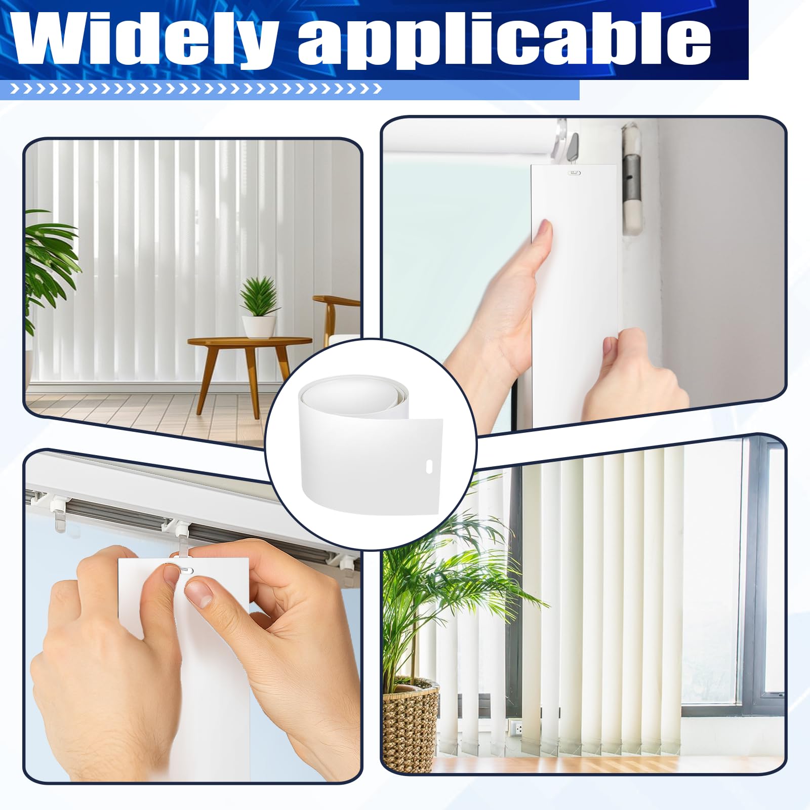 Budget-friendly update to blinds without full replacement.
