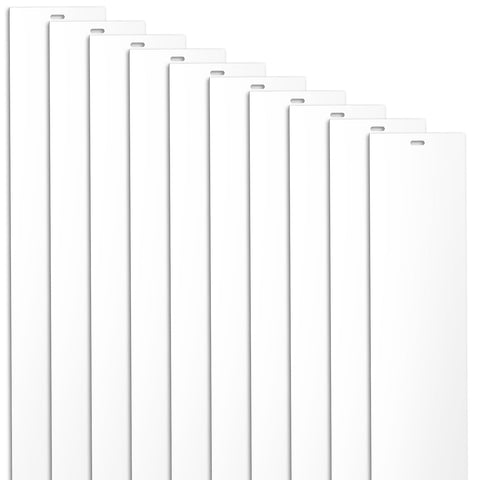 Prasacco white vertical blind slat replacing worn slats for a refreshed look.