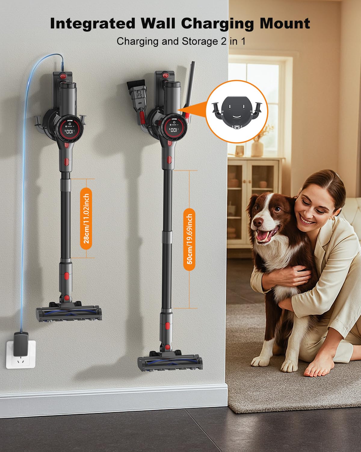 Prasky 2 in 1 dusting tool handles furniture and curtains