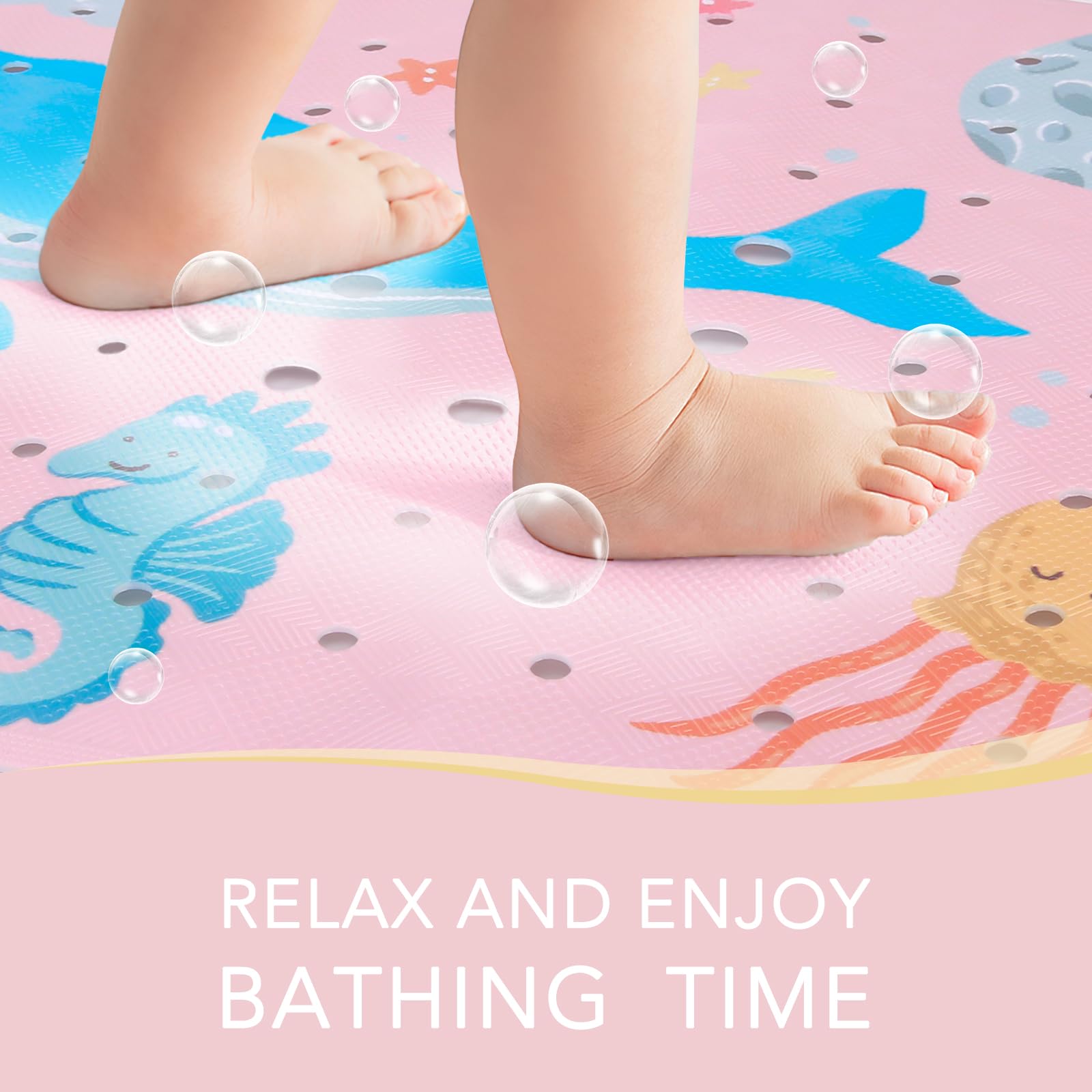 PRATIQUE bright ocean colors and sea creatures entertain kids during bath