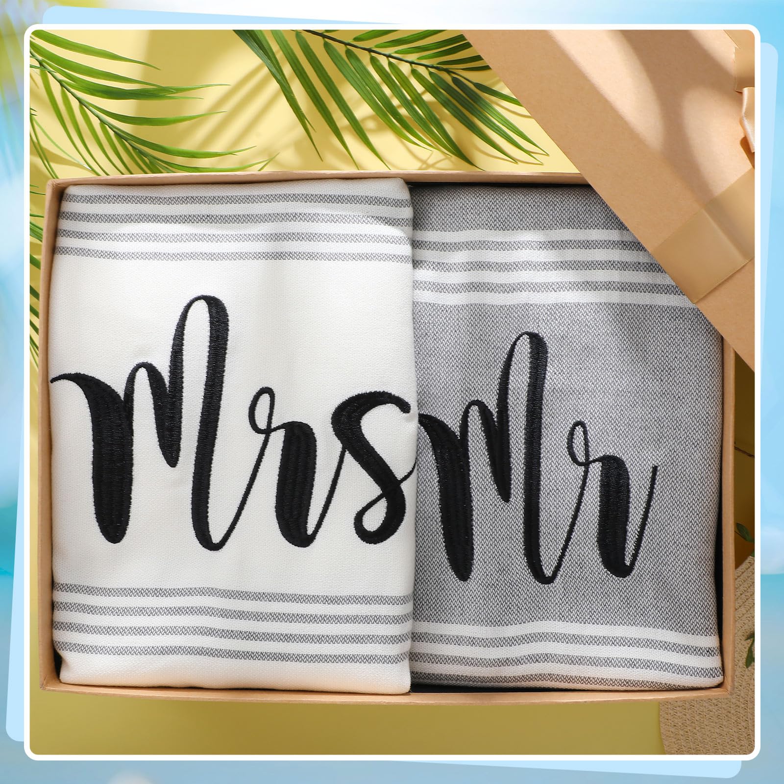 Preboun Turkish towels designed to last with hand-embroidered details and durable tassels