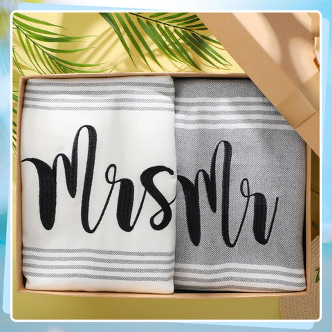 Preboun Turkish towels designed to last with hand-embroidered details and durable tassels